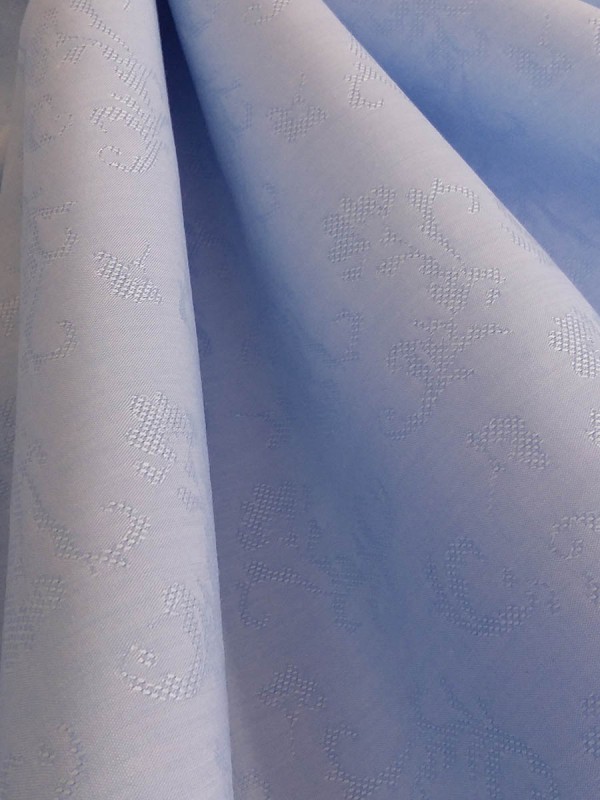 CELESTE LAVORATO 100% COTONE