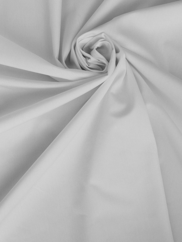 POPELINE BIANCO DOPPIO RITORTO 100% COTONE