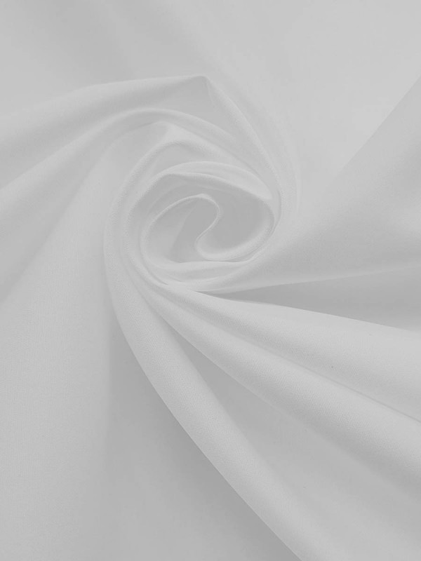 POPELINE BIANCO DOPPIO RITORTO 100%COTONE