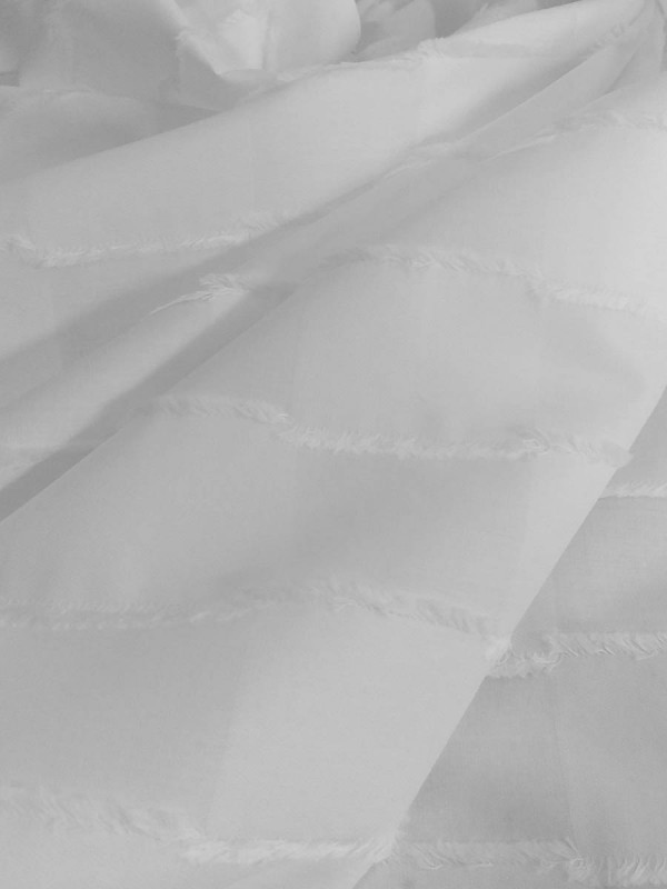 BIANCO QUADRI DOPPIO RITORTO 100% COTONE