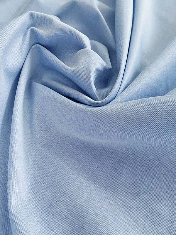 TWILL AZZURRO DOPPIO RITORTO 100% COTONE
