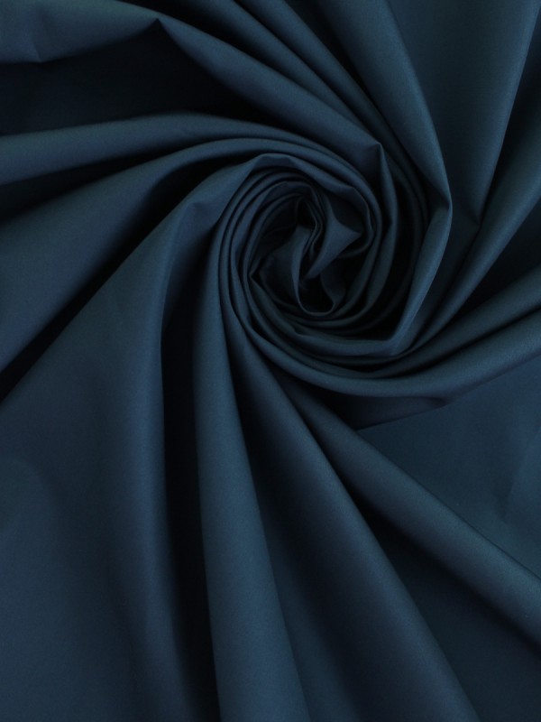 POPELINE BLU DOPPIO RITORTO 100% COTONE