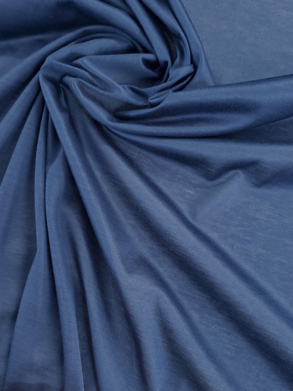 MAGLINA BLU  100% COTONE