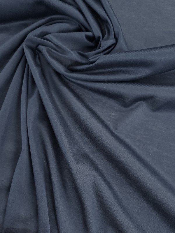 MAGLINA BLU SCURO  100% COTONE