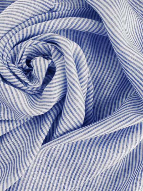 LINO RIGA AZZURRA 100% LINO
