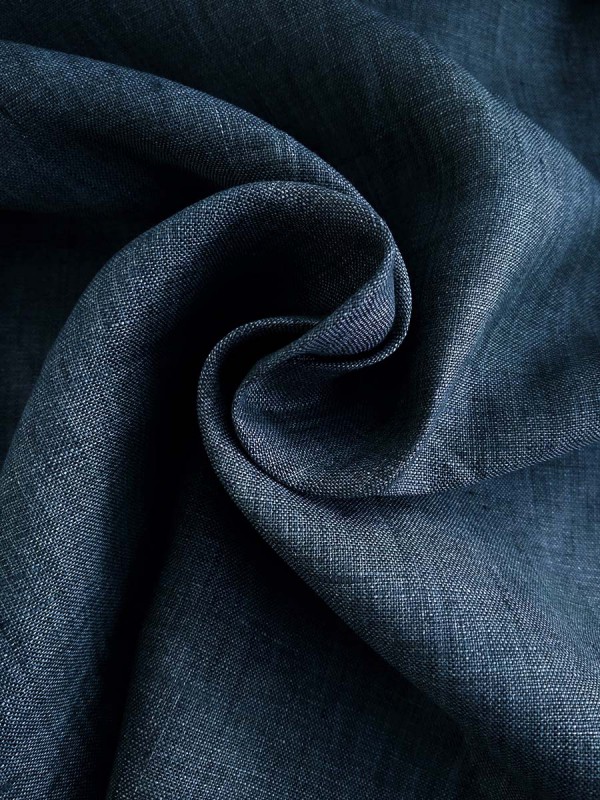 LINO BLU SCURO 100% LINO