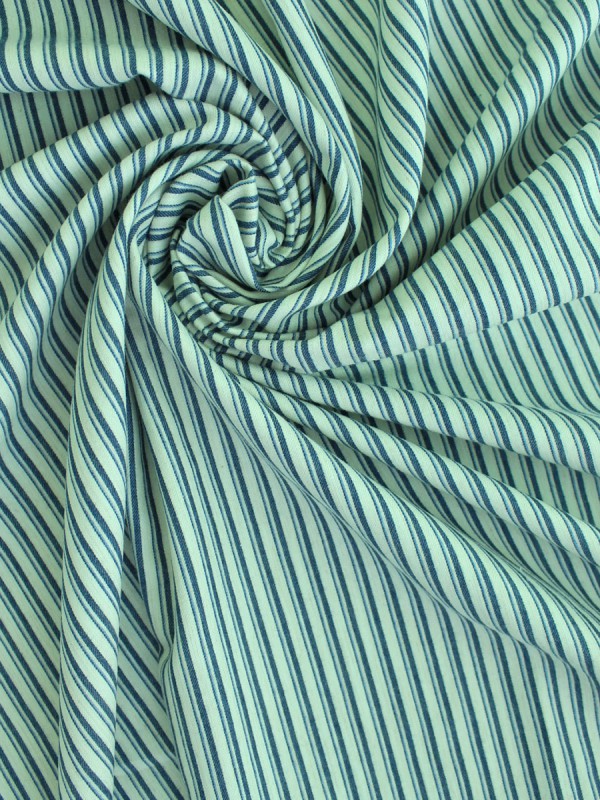 FLANELLA RIGA BLU 100% COTONE
