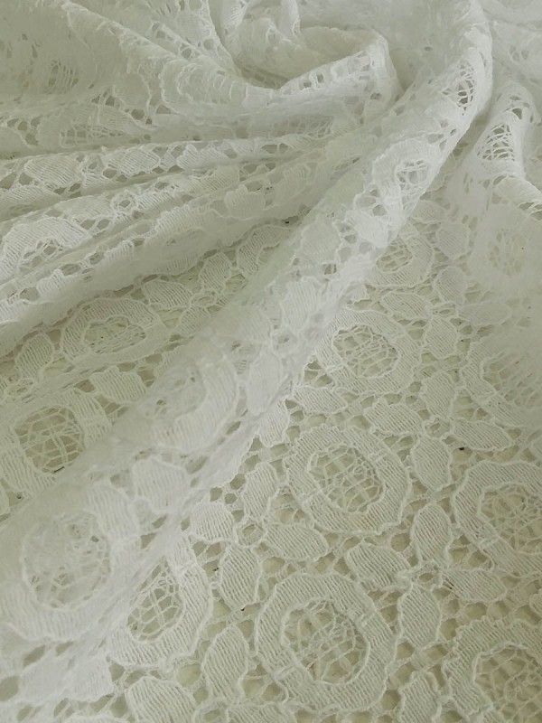 TESSUTO DI PIZZO 100% COTONE