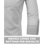 MANICA LUNGA CON BOTTONE PER RISVOLTO