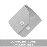 DOPPIO BOTTONE ORIZZONTALE